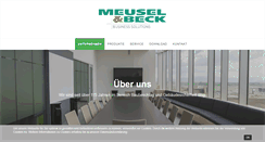 Desktop Screenshot of meusel-beck.de