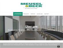 Tablet Screenshot of meusel-beck.de